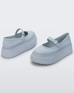 Platforms|Ballet Flats*Melissa Soft Ballerina Platform Light Blue