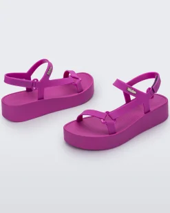 Ankle Strap|Platform*Melissa Sun Downtown Platform Dark Pink