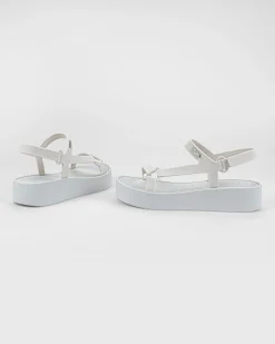 Ankle Strap|Platform*Melissa Sun Downtown Platform White