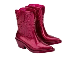 Boots*Melissa Texas Glitter Pink