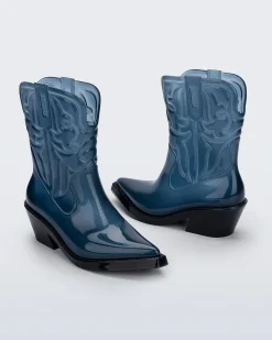Boots*Melissa Texas Transparent Blue