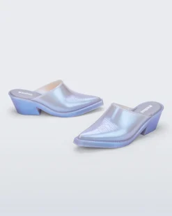 Heels|Mules*Melissa Texas Mule Pearly Blue