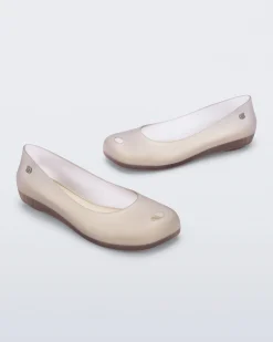 Ballet Flats*Melissa Ultragirl Futura Clear Beige