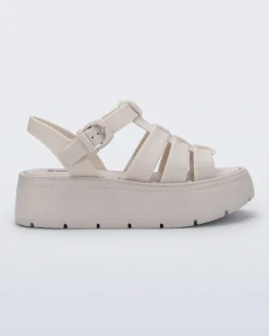 Ankle Strap|Platform*Melissa Up Platform Light Beige