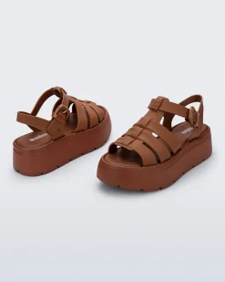 Platform|Sandals*Melissa Up Platform Brown