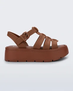 Platform|Sandals*Melissa Up Platform Brown