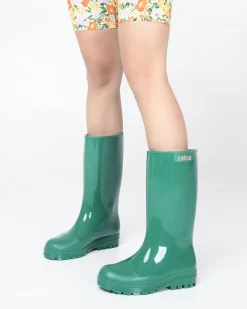 Boots|Rain*Melissa Welly Green