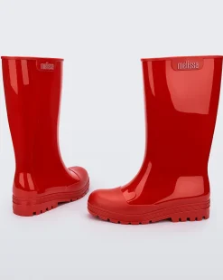 Boots|Rain*Melissa Welly Red