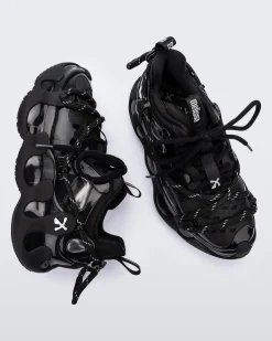 Sneakers*Melissa X Icon Black/Silver