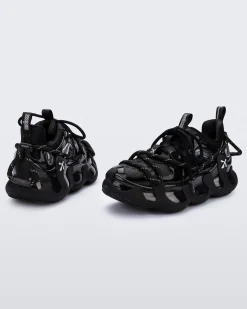 Sneakers*Melissa X Icon Black/Silver